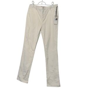 Classic Prep girls winter white corduroy pants sz 14 NWT Adjustable waist